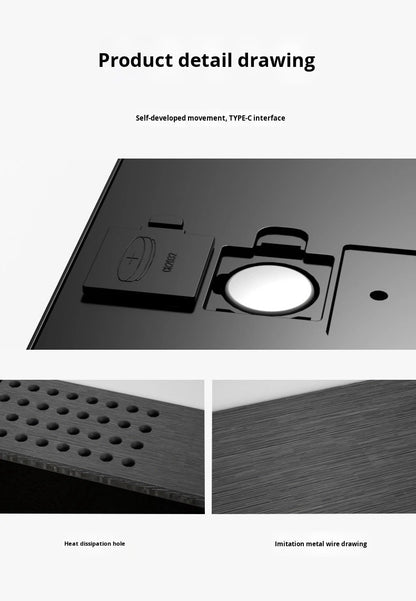 LED Digital Wall Clock | Large HD Electronic Clock Display for Home & Office