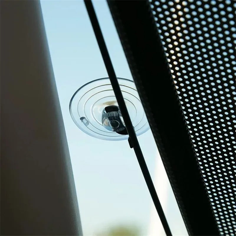 Car Curtain Windshield Sunshade Auto Retractable Sun Block Roller Blind PVC Curtain Car Sun Visor Front Windshield Sun Shade