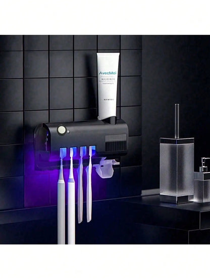 Intelligent Ultraviolet Toothbrush Sterilizer Automatically Squeezes Toothpaste Wall Mounted Toothbrush Holder Sterilization Ite