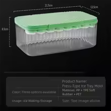 Double Silicone Large Capacity Ice Box Ice Storage Ice Box Frozen Ice Artifact Of Refrigerator With Cover