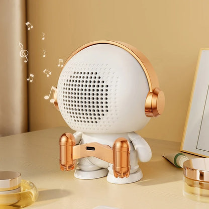 Spaceman Retro Wireless Bt Speaker, Subwoofer, Usb Connection, Compact And Exquisite, Set Decorative And Practical In One, Suitable For Living Room