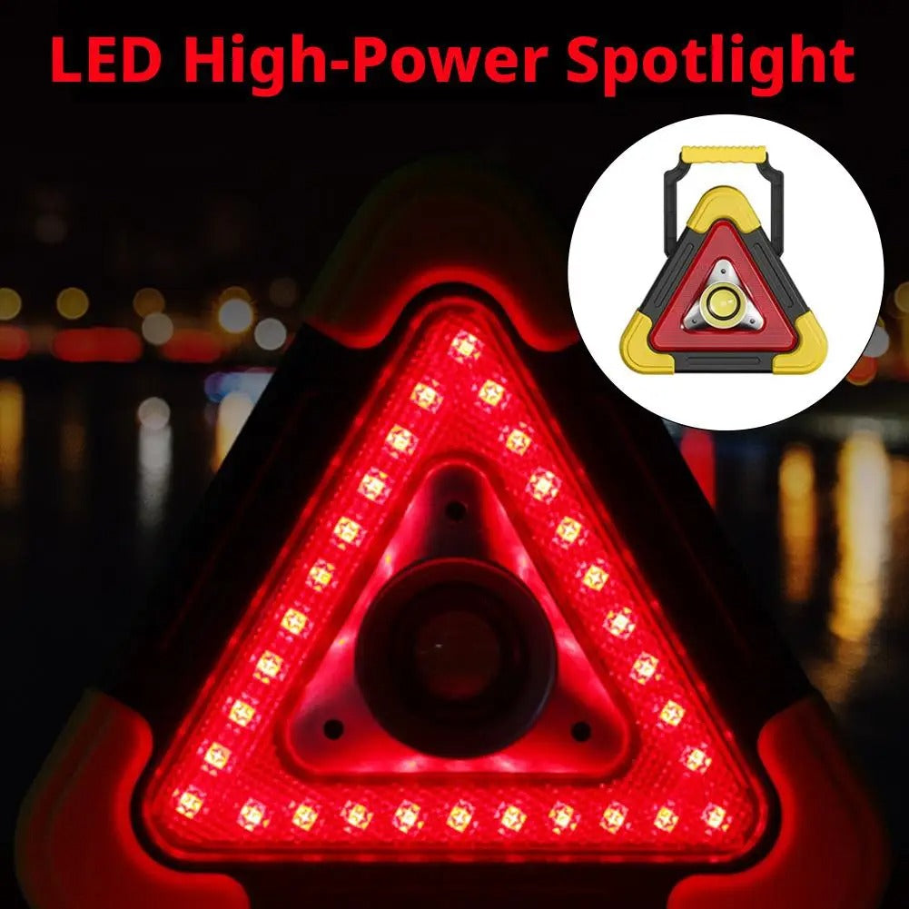 Emergency Tripod Warning Light Multi-function LED Light Outdoor Safety Breakdown Lamp Portable Work Camping Light