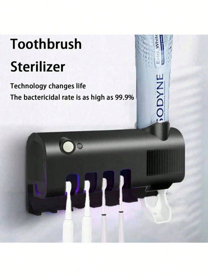 Intelligent Ultraviolet Toothbrush Sterilizer Automatically Squeezes Toothpaste Wall Mounted Toothbrush Holder Sterilization Ite