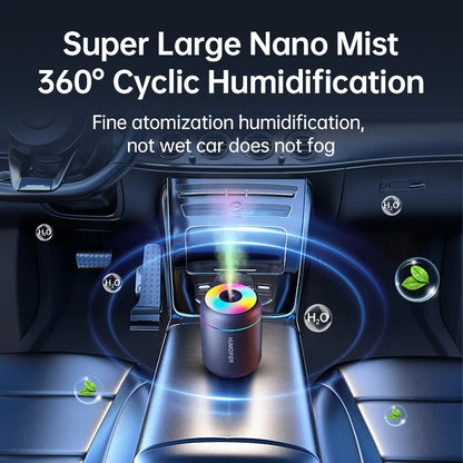 Powerful and Efficient Air Humidifier 180ML Aromatherapy Aroma Diffuser Essential Oil with Colorful Lights for Home Car Bedroom
