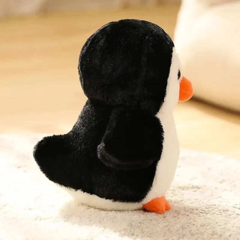 Mini Soft Plush Cotton Penguin Keychain Kawaii Cartoon Animal Bag Pendant Lightweight Couple Matching Keyring For Backpack Car