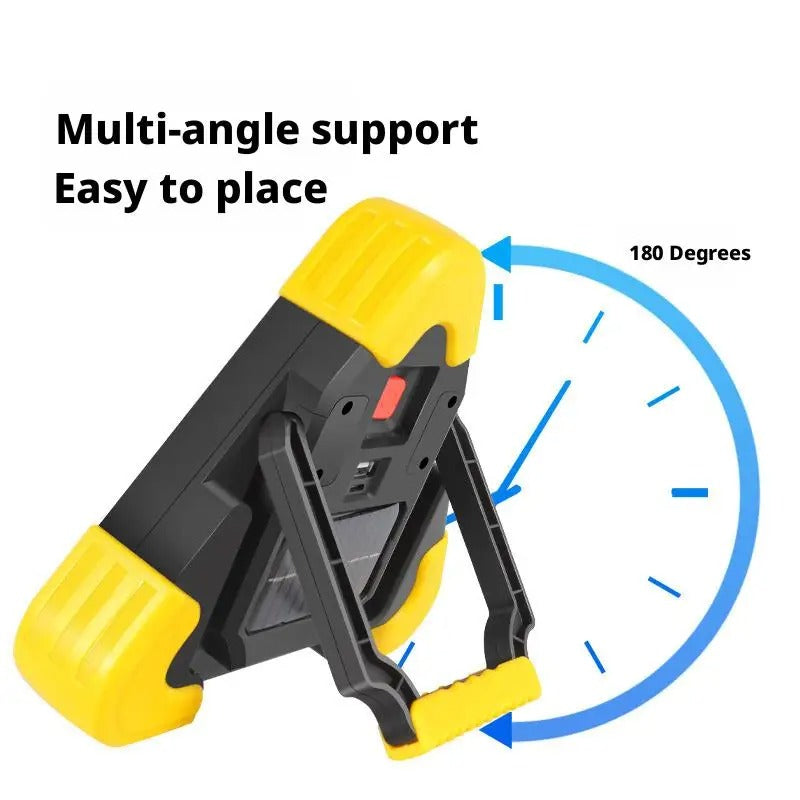 Emergency Tripod Warning Light Multi-function LED Light Outdoor Safety Breakdown Lamp Portable Work Camping Light