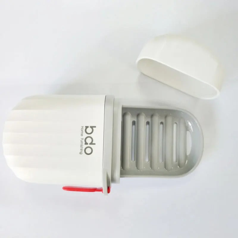 Portable Travel Soap Case with Lid | Soap Dish Storage Box for Bathroom & Travel