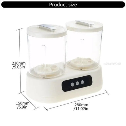 Mini Portable Twin Tub Washing Machine | 3L Automatic Laundry Washer for Travel, Home & Apartments