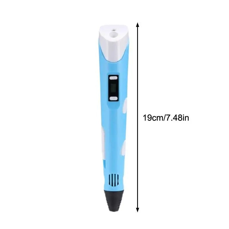3D Printing Pen Intelligent Pen Making Graffiti ArtsCrafts With USB Cable For Kids Adults DIY Creative Art Supplies