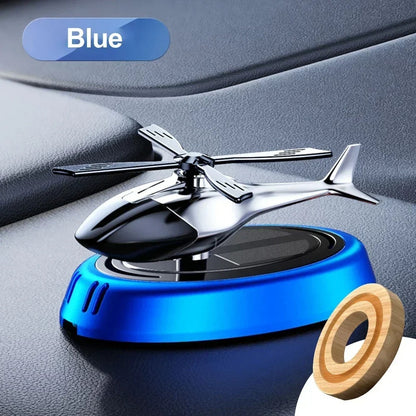 Decoration Solar Rotating Car Aircraft Aromatherapy Wholesale Creative Helicopter Car Aromatherapy Perfume Accessories