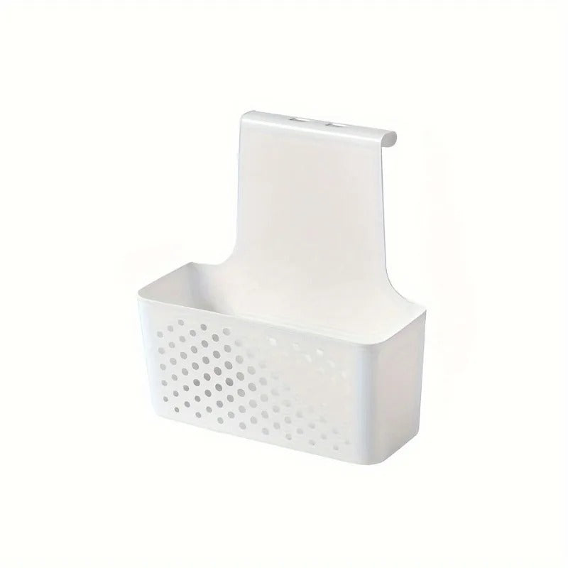 Kitchen Cabinet Door Hanging Storage Basket | Over-the-Door Organizer Shelf with Hooks