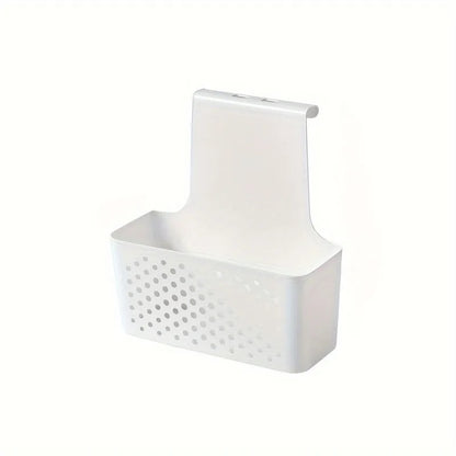 Kitchen Cabinet Door Hanging Storage Basket | Over-the-Door Organizer Shelf with Hooks
