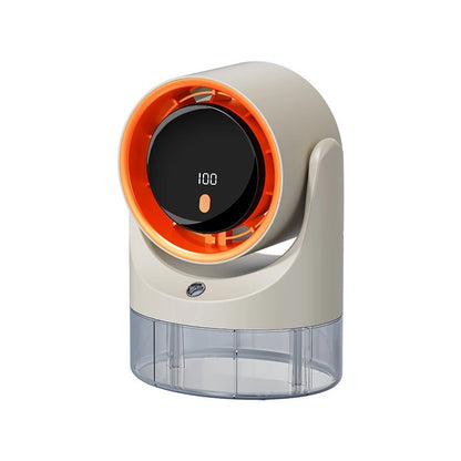 Water Mist Fan with Humidifier Function 360° Adjustable Desktop Fan with LED Display 100Speeds 16°C Ice Fog 1800mAh Battery Life
