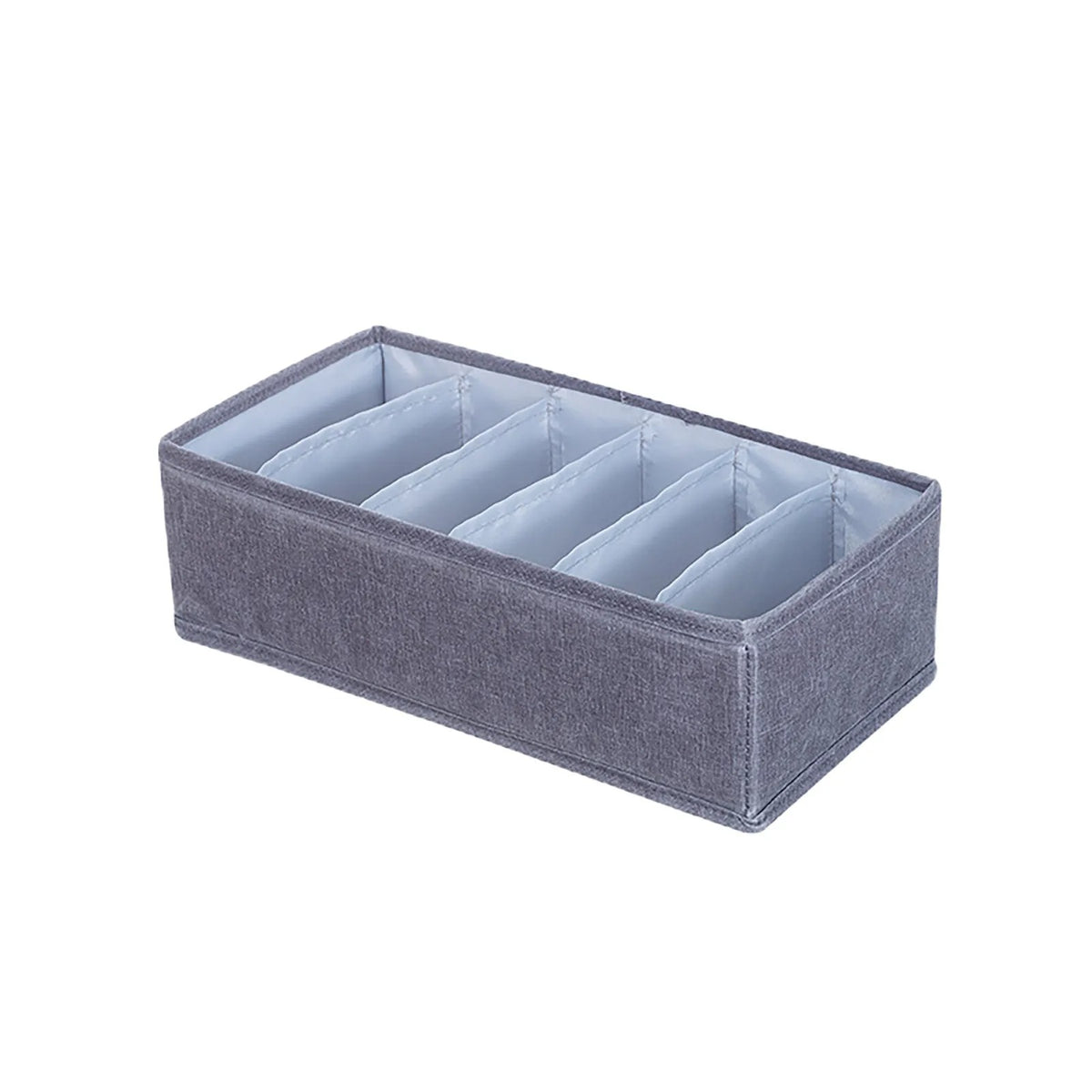 Multi-Compartment Underwear Drawer Organizer | Foldable Storage Box for Socks, Bras, Panties & Accessories