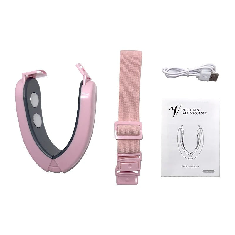 EMS V-Face Slimming Vibration Massager LED Photon Therapy Facial Lifting Care Double Chin V Line Lift Belt Cellulite Jaw Device