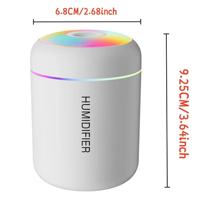 Powerful and Efficient Air Humidifier 180ML Aromatherapy Aroma Diffuser Essential Oil with Colorful Lights for Home Car Bedroom