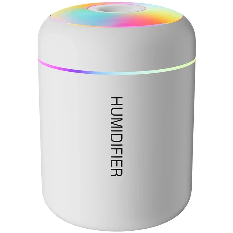 Powerful and Efficient Air Humidifier 180ML Aromatherapy Aroma Diffuser Essential Oil with Colorful Lights for Home Car Bedroom