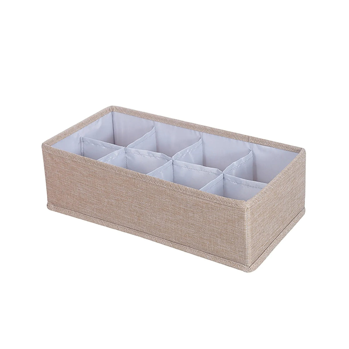 Multi-Compartment Underwear Drawer Organizer | Foldable Storage Box for Socks, Bras, Panties & Accessories