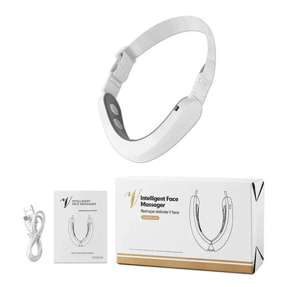 EMS V-Face Slimming Vibration Massager LED Photon Therapy Facial Lifting Care Double Chin V Line Lift Belt Cellulite Jaw Device