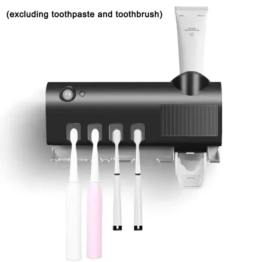 Intelligent Ultraviolet Toothbrush Sterilizer Automatically Squeezes Toothpaste Wall Mounted Toothbrush Holder Sterilization Ite