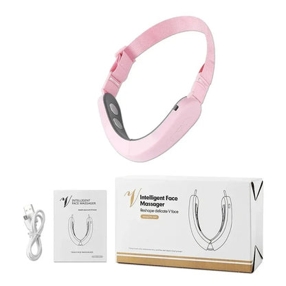EMS V-Face Slimming Vibration Massager LED Photon Therapy Facial Lifting Care Double Chin V Line Lift Belt Cellulite Jaw Device
