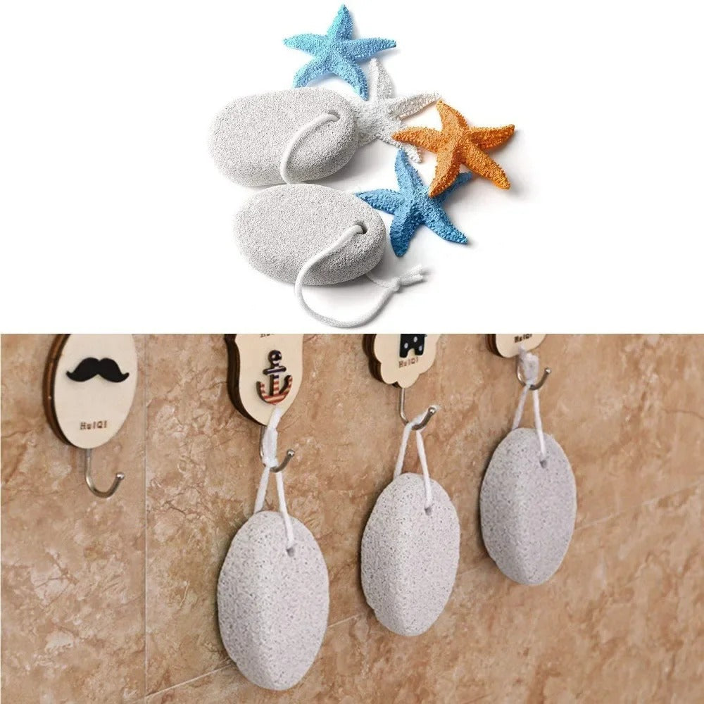Natural Pumice Stone Foot Scrubber – Skin Polishing Stone for Dead Dry Skin, Calluses & Cracked Heels | Zinggal Qatar