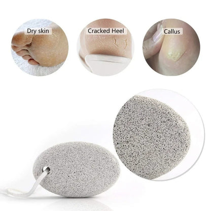 Natural Pumice Stone Foot Scrubber – Skin Polishing Stone for Dead Dry Skin, Calluses & Cracked Heels | Zinggal Qatar