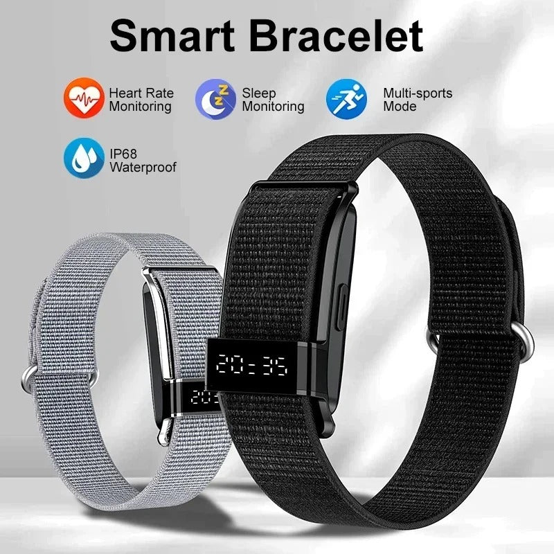 Porodo TrackFit Pro Smart Fitness Tracker Bracelet with Heart Rate, SpO2, Sleep & Activity Tracking-zinggal Qatar