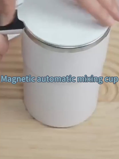 Smart Stainless Steel Electric Coffee Cup – Self-Stirring & Heat Keeping Mug | USB Rechargeable | Zinggal Qatar