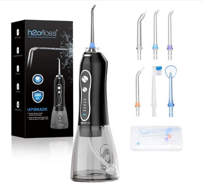 portable Cordless Water Dental Flosser- oral Irrigator Orthodentic teeth cleaner –  | Zinggal Qatar