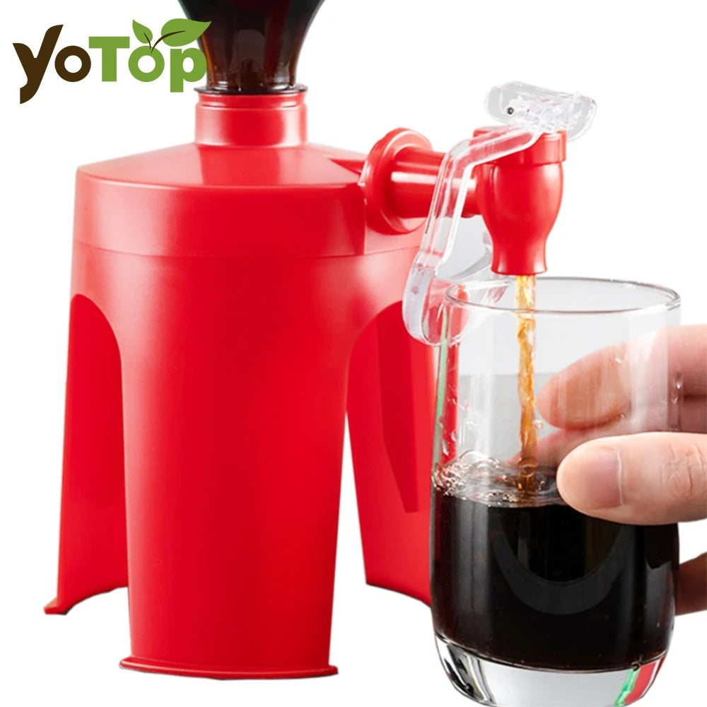 Upside Down Soda & Lemonade Dispenser Bottle – Carbonated Drink & Beverage Dispensing Gadget | Zinggal Qatar