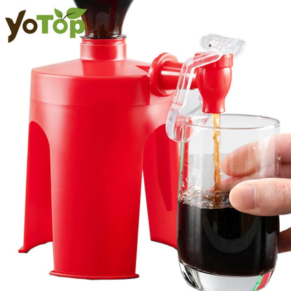 Upside Down Soda & Lemonade Dispenser Bottle – Carbonated Drink & Beverage Dispensing Gadget | Zinggal Qatar