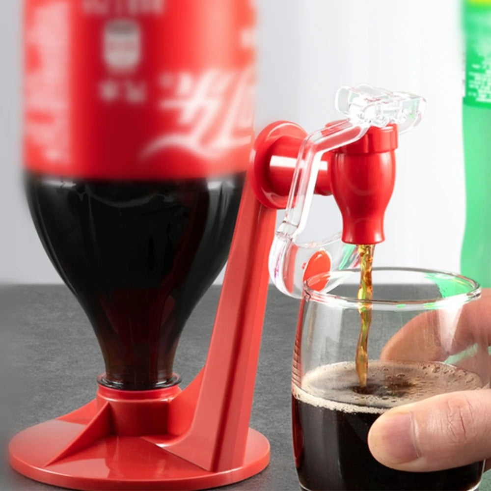 Upside Down Soda & Lemonade Dispenser Bottle – Carbonated Drink & Beverage Dispensing Gadget | Zinggal Qatar