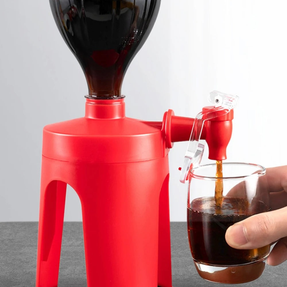 Upside Down Soda & Lemonade Dispenser Bottle – Carbonated Drink & Beverage Dispensing Gadget | Zinggal Qatar