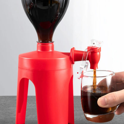Upside Down Soda & Lemonade Dispenser Bottle – Carbonated Drink & Beverage Dispensing Gadget | Zinggal Qatar