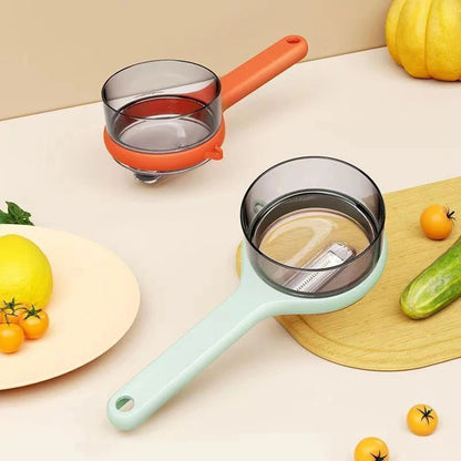 Vegetable & Fruit Peeler with Storage Box | Peel Catcher Kitchen Tool zinggal