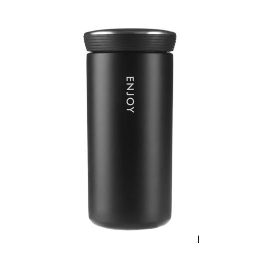 Stainless Steel Thermos Mug with Filter Travel Coffee & Tea Cup | Zinggal Qatar